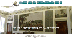 Desktop Screenshot of fondazionelanza.it